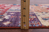 Super Kazak Hand Knotted Wool Rug - 2' 9" X 3' 11" - Golden Nile