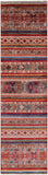 Khorjin Persian Gabbeh Hand Knotted Wool Runner Rug - 2' 7" X 9' 10" - Golden Nile