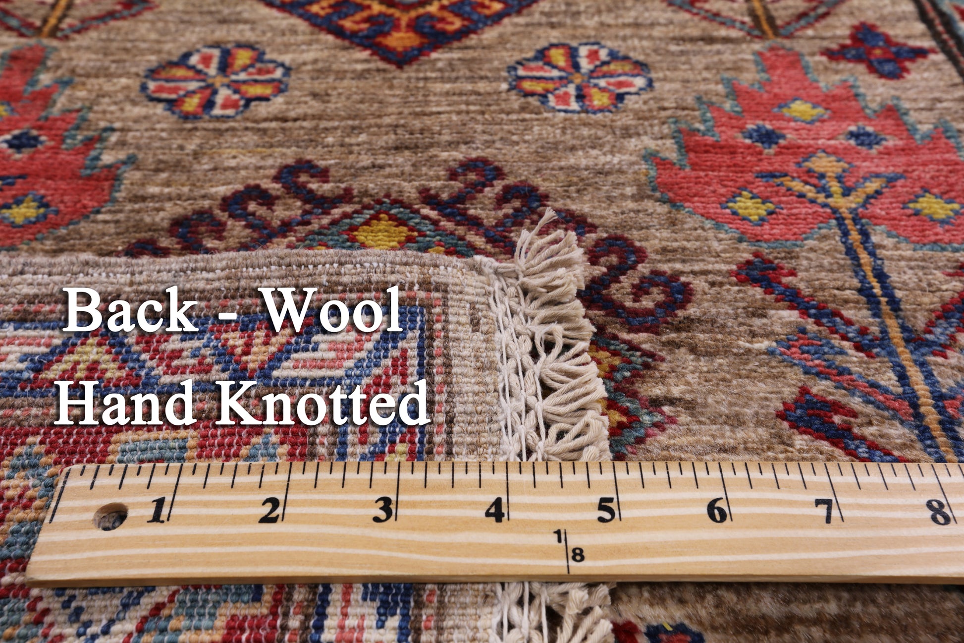 Super Kazak Handmade Wool Runner Rug - 2' 6" X 10' 1" - Golden Nile