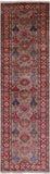 Super Kazak Hand Knotted Wool Runner Rug - 2' 8" X 9' 7" - Golden Nile