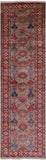 Super Kazak Hand Knotted Wool Runner Rug - 2' 8" X 9' 7" - Golden Nile