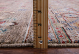 Khorjin Persian Gabbeh Handmade Wool Rug - 5' 1" X 6' 7" - Golden Nile