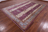 Persian Fine Serapi Hand Knotted Wool Rug - 8' 10" X 11' 10" - Golden Nile