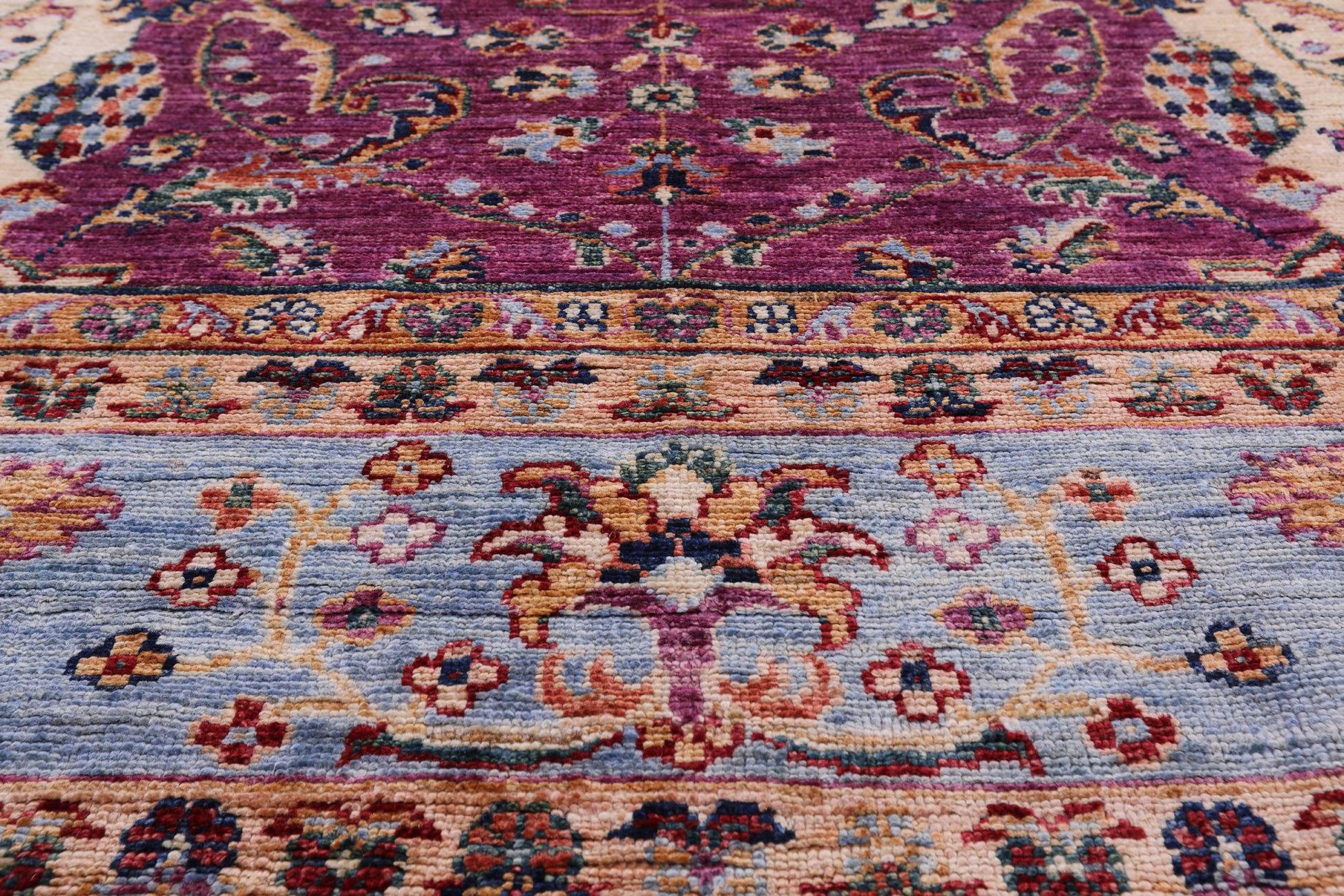 Persian Fine Serapi Hand Knotted Wool Rug - 8' 10" X 11' 10" - Golden Nile