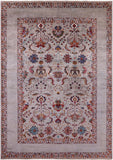 Peshawar Hand Knotted Wool Rug - 6' 11" X 9' 9" - Golden Nile