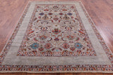 Peshawar Hand Knotted Wool Rug - 6' 11" X 9' 9" - Golden Nile