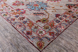 Peshawar Hand Knotted Wool Rug - 6' 11" X 9' 9" - Golden Nile