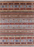 Khorjin Persian Gabbeh Handmade Wool Rug - 5' 10" X 7' 8" - Golden Nile