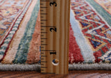 Khorjin Persian Gabbeh Handmade Wool Rug - 5' 10" X 7' 8" - Golden Nile