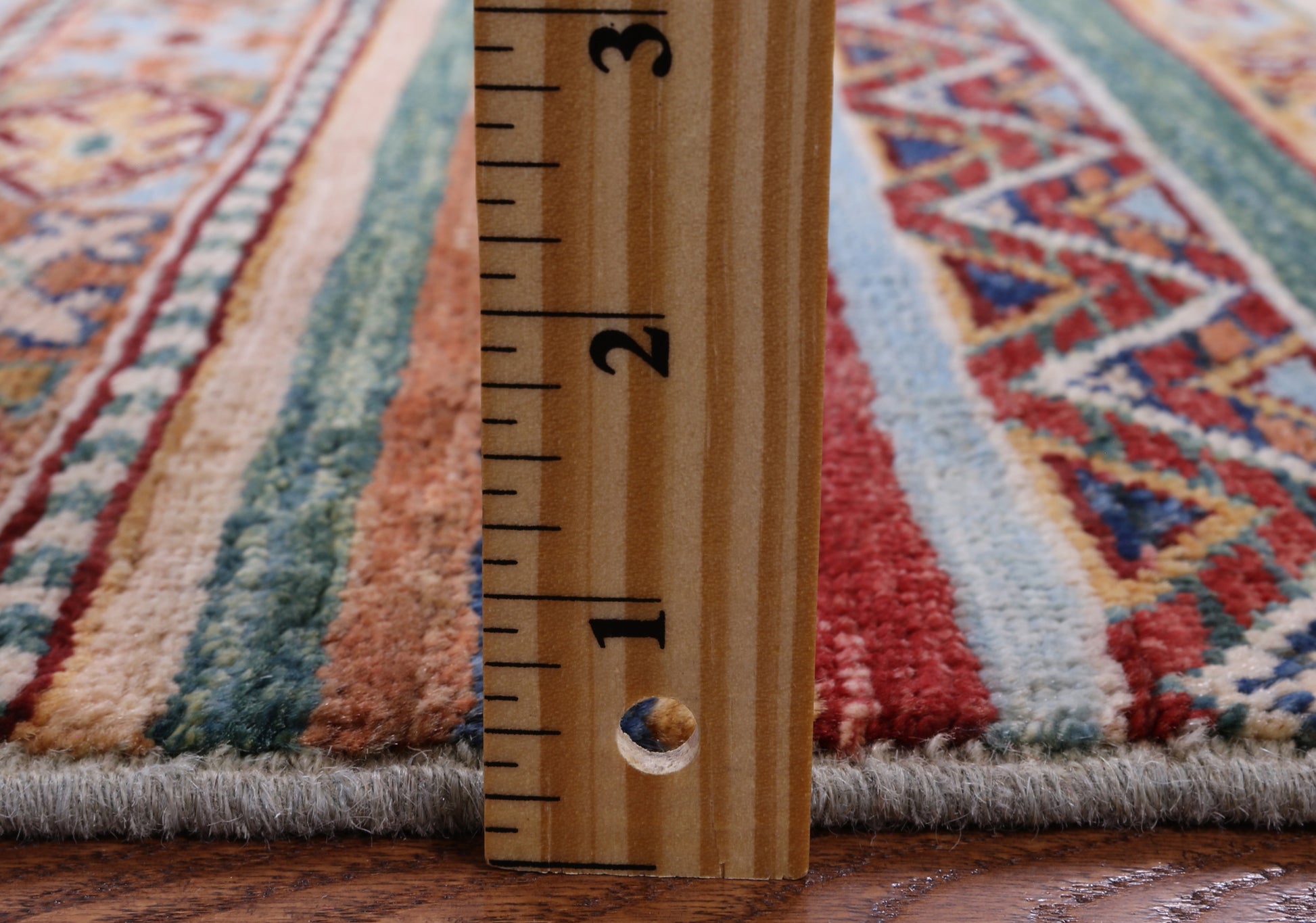 Khorjin Persian Gabbeh Handmade Wool Rug - 5' 10" X 7' 8" - Golden Nile
