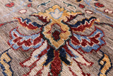 Peshawar Hand Knotted Wool Rug - 8' 3" X 11' 4" - Golden Nile