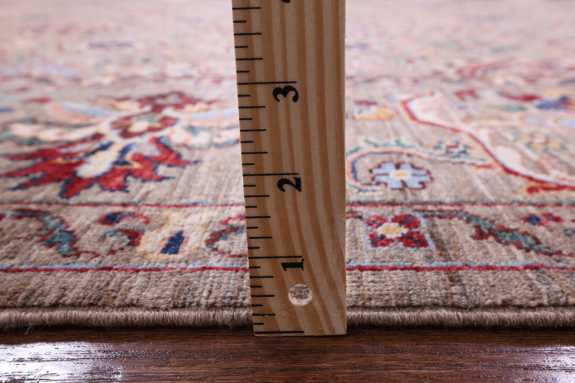 Peshawar Hand Knotted Wool Rug - 8' 3" X 11' 4" - Golden Nile