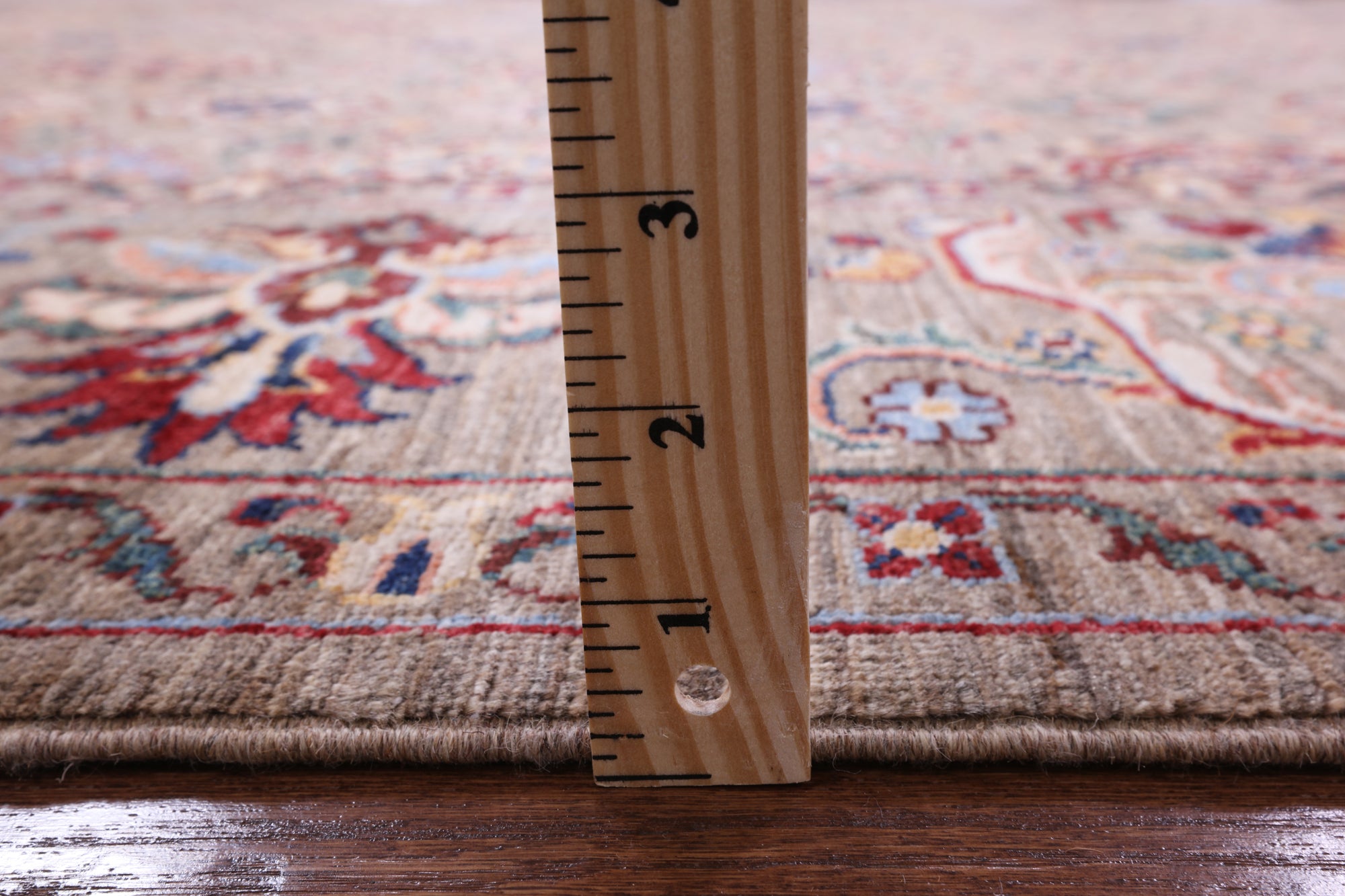 Peshawar Hand Knotted Wool Rug - 8' 3" X 11' 4" - Golden Nile