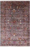 Peshawar Hand Knotted Wool Rug - 6' 9" X 9' 8" - Golden Nile