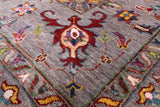 Peshawar Hand Knotted Wool Rug - 6' 9" X 9' 8" - Golden Nile