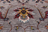Peshawar Hand Knotted Wool Rug - 6' 9" X 9' 8" - Golden Nile