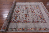Peshawar Hand Knotted Wool Rug - 6' 9" X 9' 8" - Golden Nile