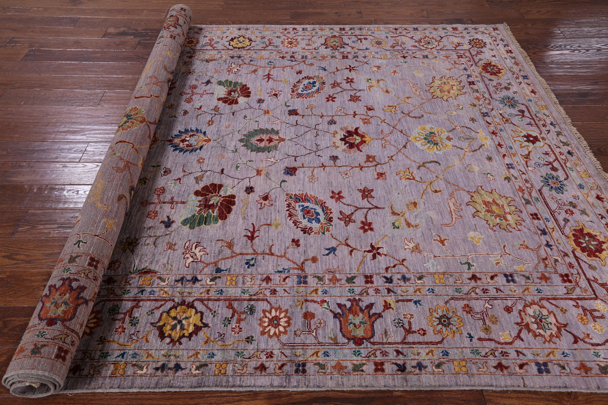 Peshawar Handmade Wool Rug - 6' 10" X 9' 10" - Golden Nile