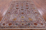 Peshawar Handmade Wool Rug - 6' 10" X 9' 10" - Golden Nile