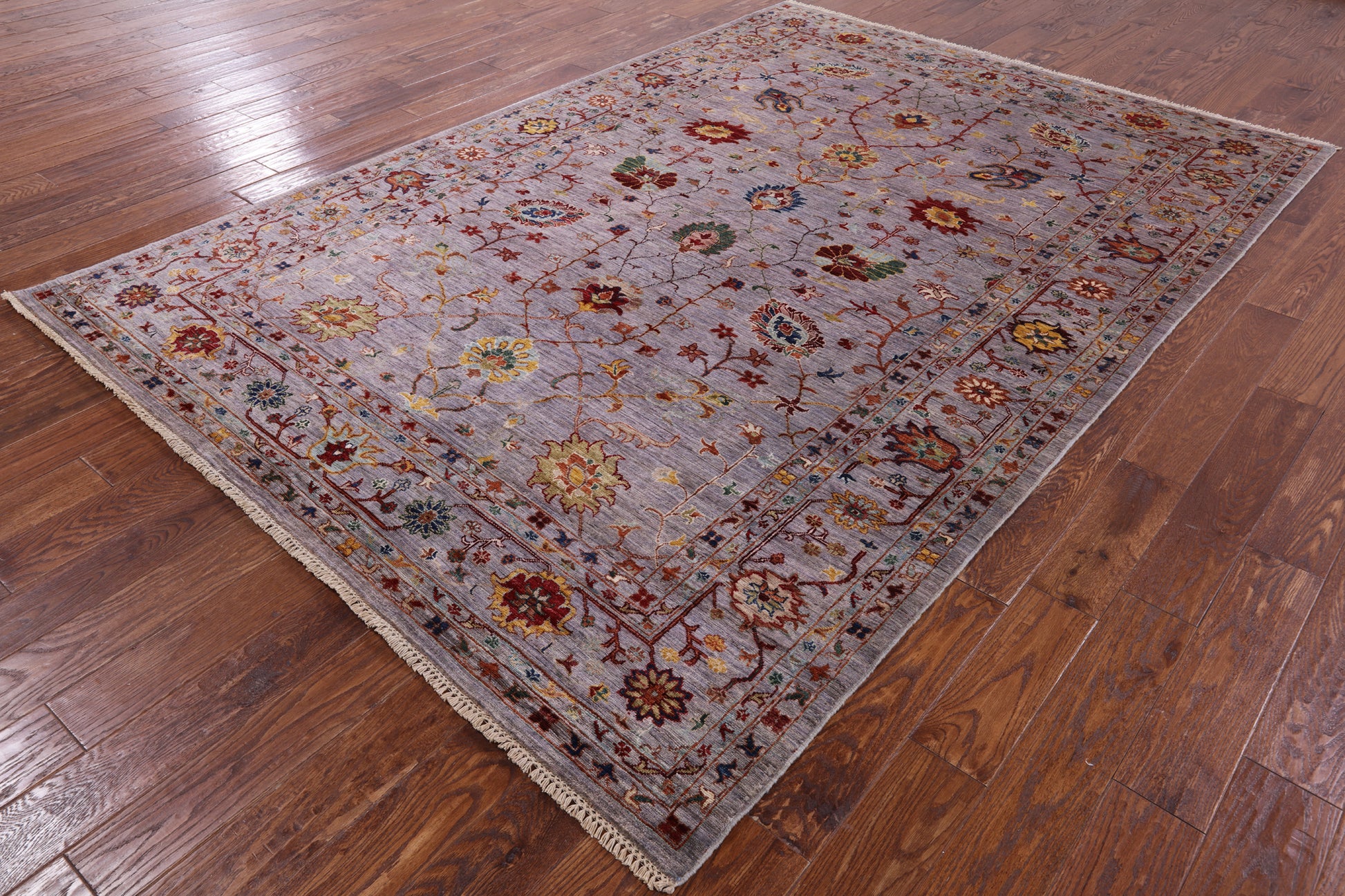 Peshawar Handmade Wool Rug - 6' 10" X 9' 10" - Golden Nile