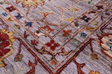 Peshawar Handmade Wool Rug - 6' 10" X 9' 10" - Golden Nile