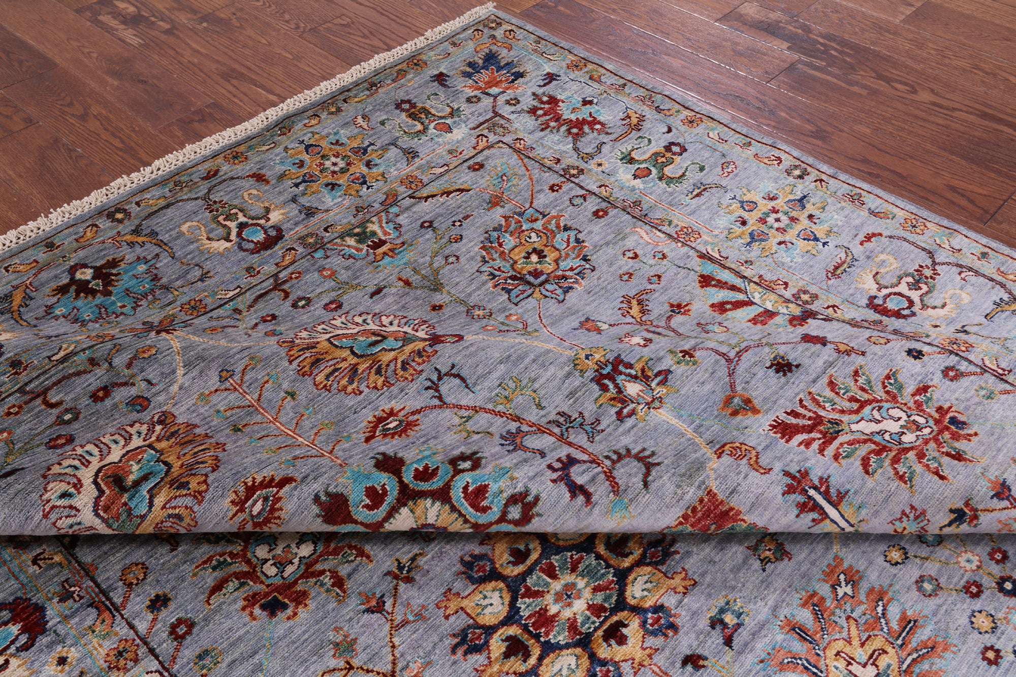 Peshawar Handmade Wool Rug - 6' 10" X 9' 8" - Golden Nile