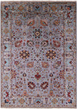 Peshawar Handmade Wool Rug - 6' 10" X 9' 8" - Golden Nile