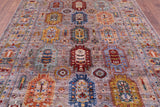 Persian Fine Serapi Hand Knotted Wool Rug - 7' 1" X 9' 8" - Golden Nile