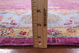 Purple Persian Fine Serapi Hand Knotted Wool Rug - 6' 10" X 9' 8" - Golden Nile