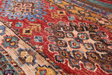 Khorjin Persian Gabbeh Handmade Wool Rug - 6' 10" X 9' 5" - Golden Nile