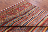Khorjin Persian Gabbeh Handmade Wool Rug - 6' 10" X 9' 5" - Golden Nile