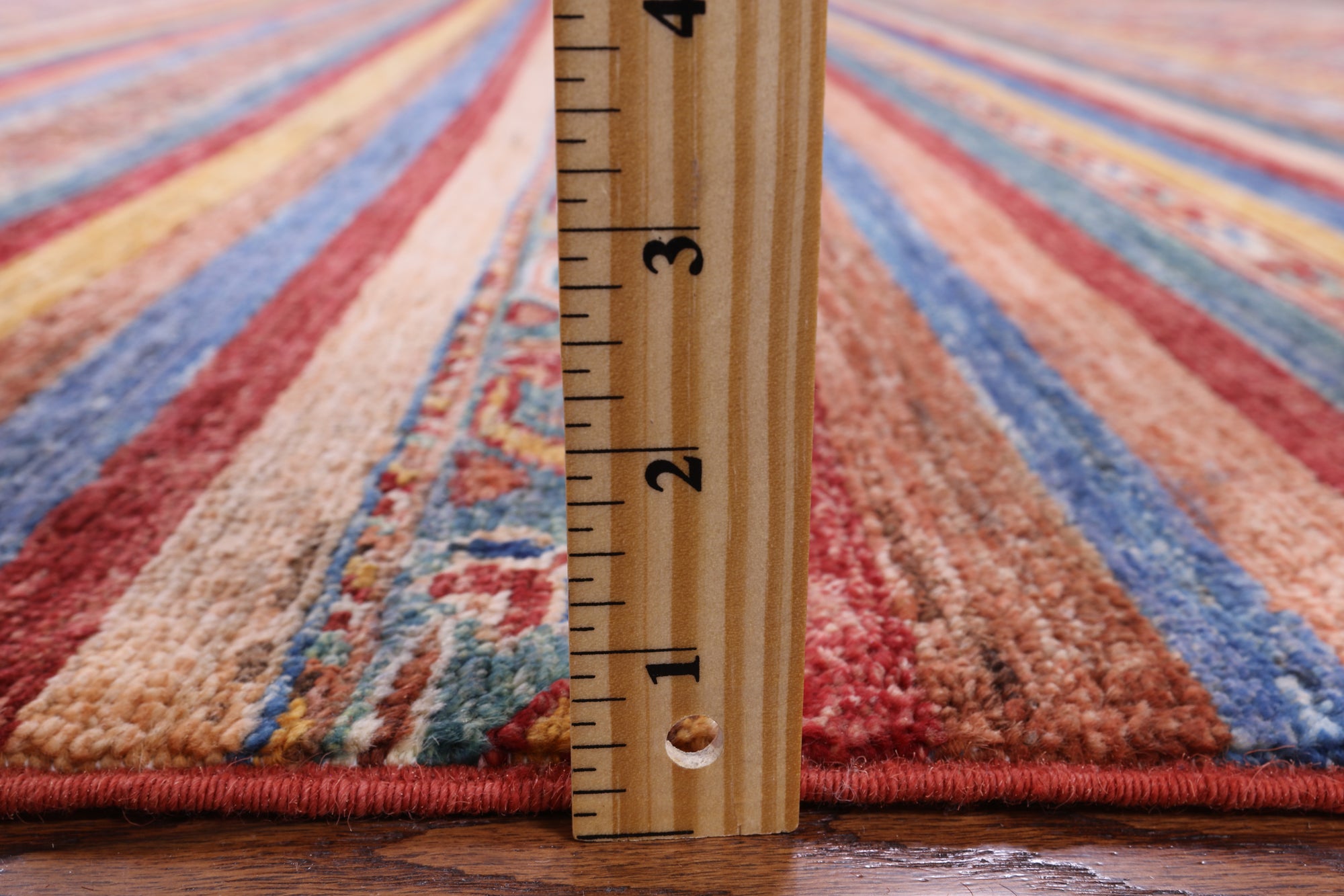 Khorjin Persian Gabbeh Hand Knotted Wool Rug - 6' 9" X 9' 11" - Golden Nile