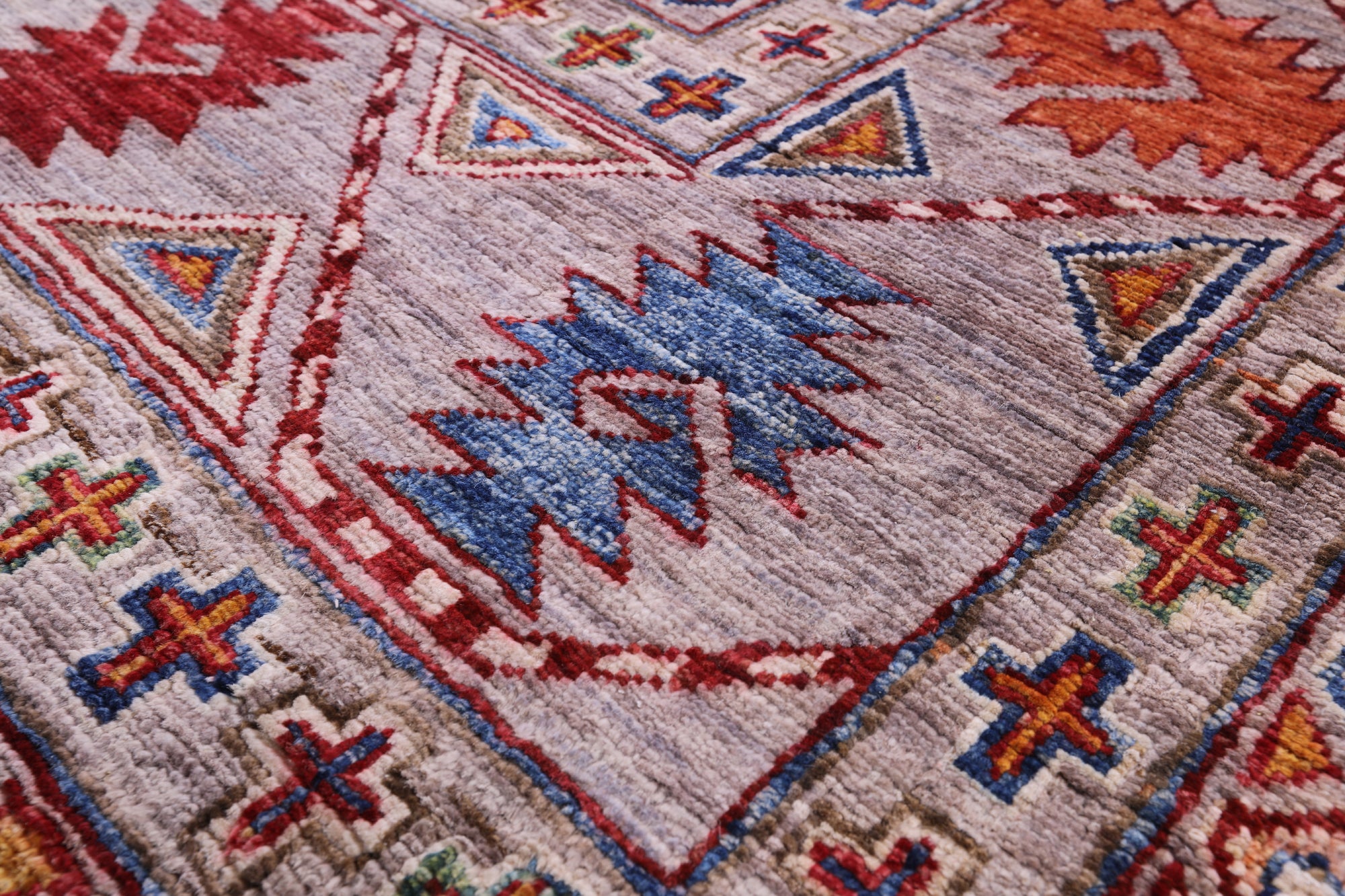 Turkmen Ersari Hand Knotted Wool Rug - 9' 11" X 12' 9" - Golden Nile