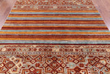 Khorjin Persian Gabbeh Hand Knotted Wool Rug - 5' 7" X 8' 2" - Golden Nile
