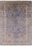 Peshawar Handmade Wool Rug - 5' 7" X 7' 11" - Golden Nile