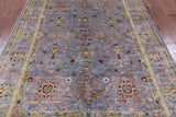 Peshawar Handmade Wool Rug - 5' 7" X 7' 11" - Golden Nile