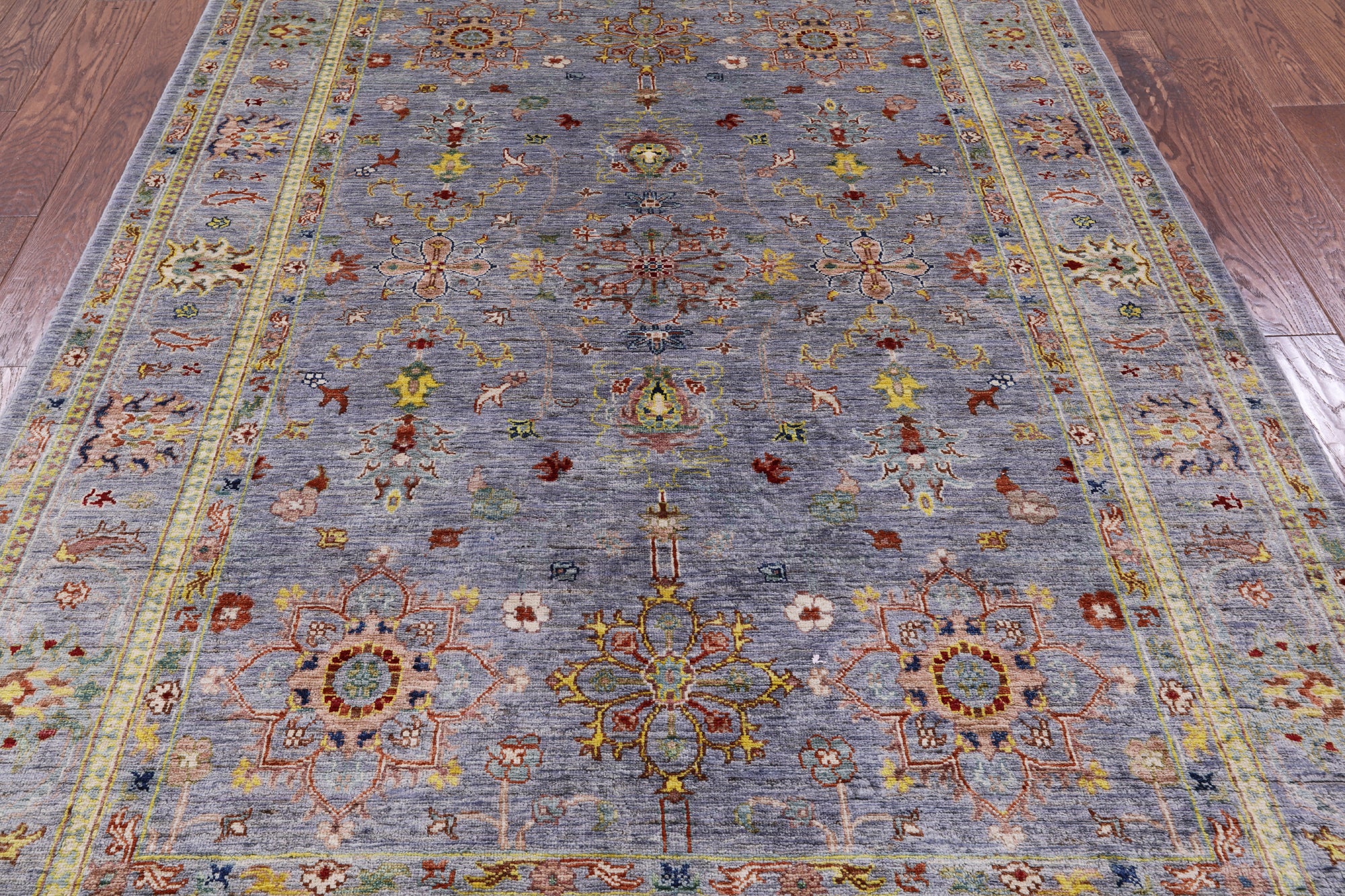 Peshawar Handmade Wool Rug - 5' 7" X 7' 11" - Golden Nile