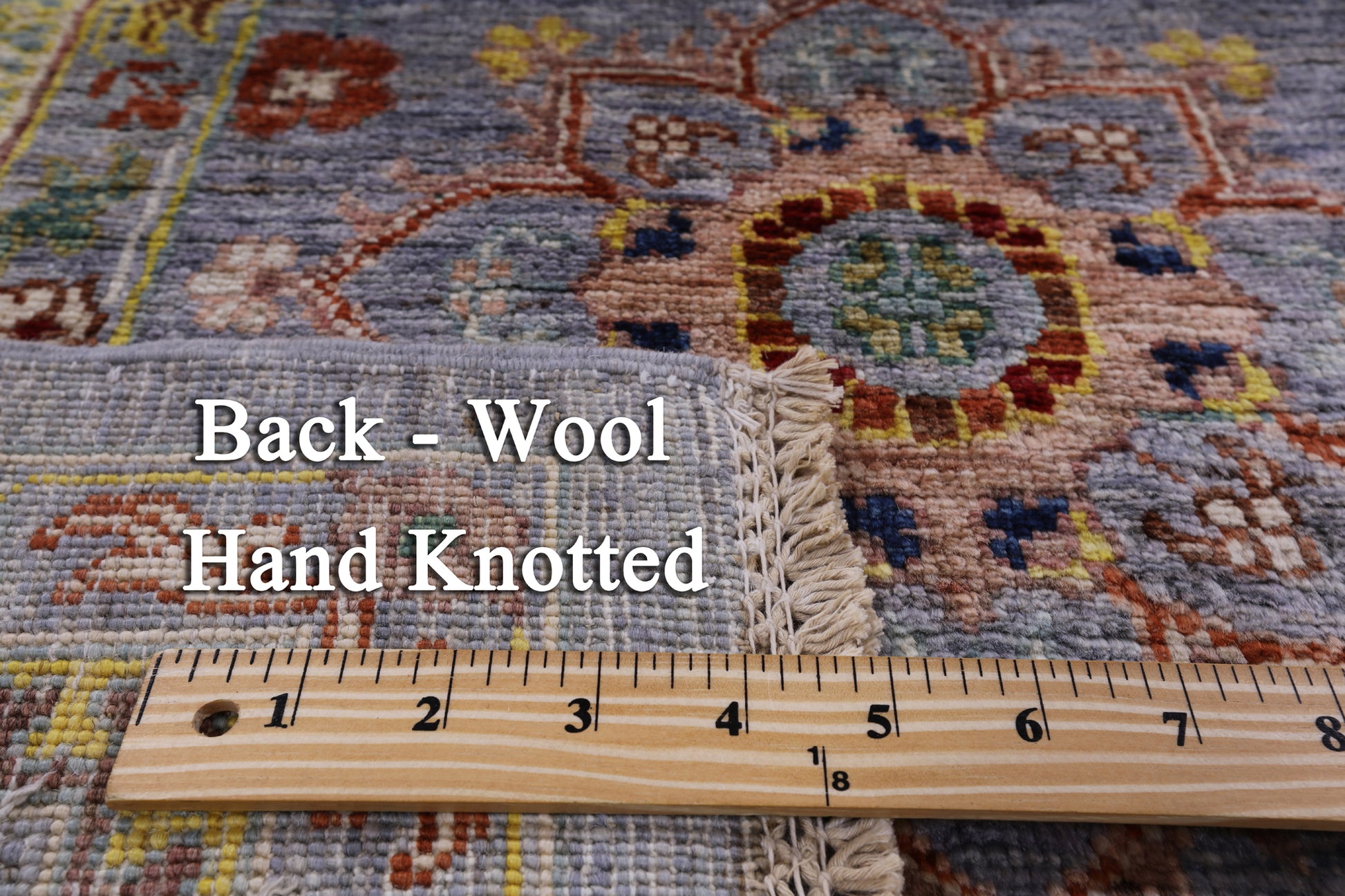 Peshawar Handmade Wool Rug - 5' 7" X 7' 11" - Golden Nile