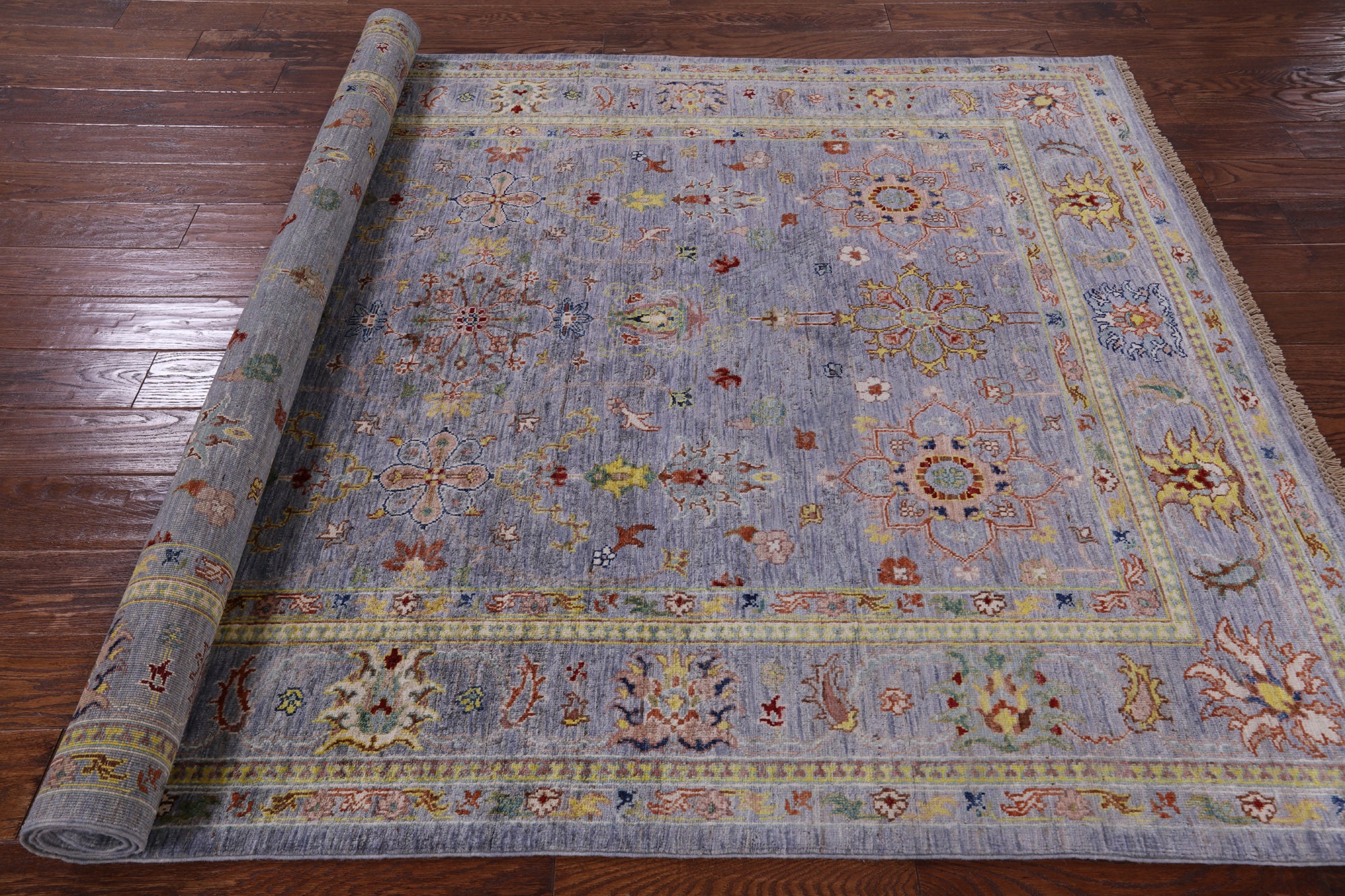 Peshawar Handmade Wool Rug - 5' 7" X 7' 11" - Golden Nile