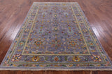 Peshawar Handmade Wool Rug - 5' 6" X 7' 11" - Golden Nile