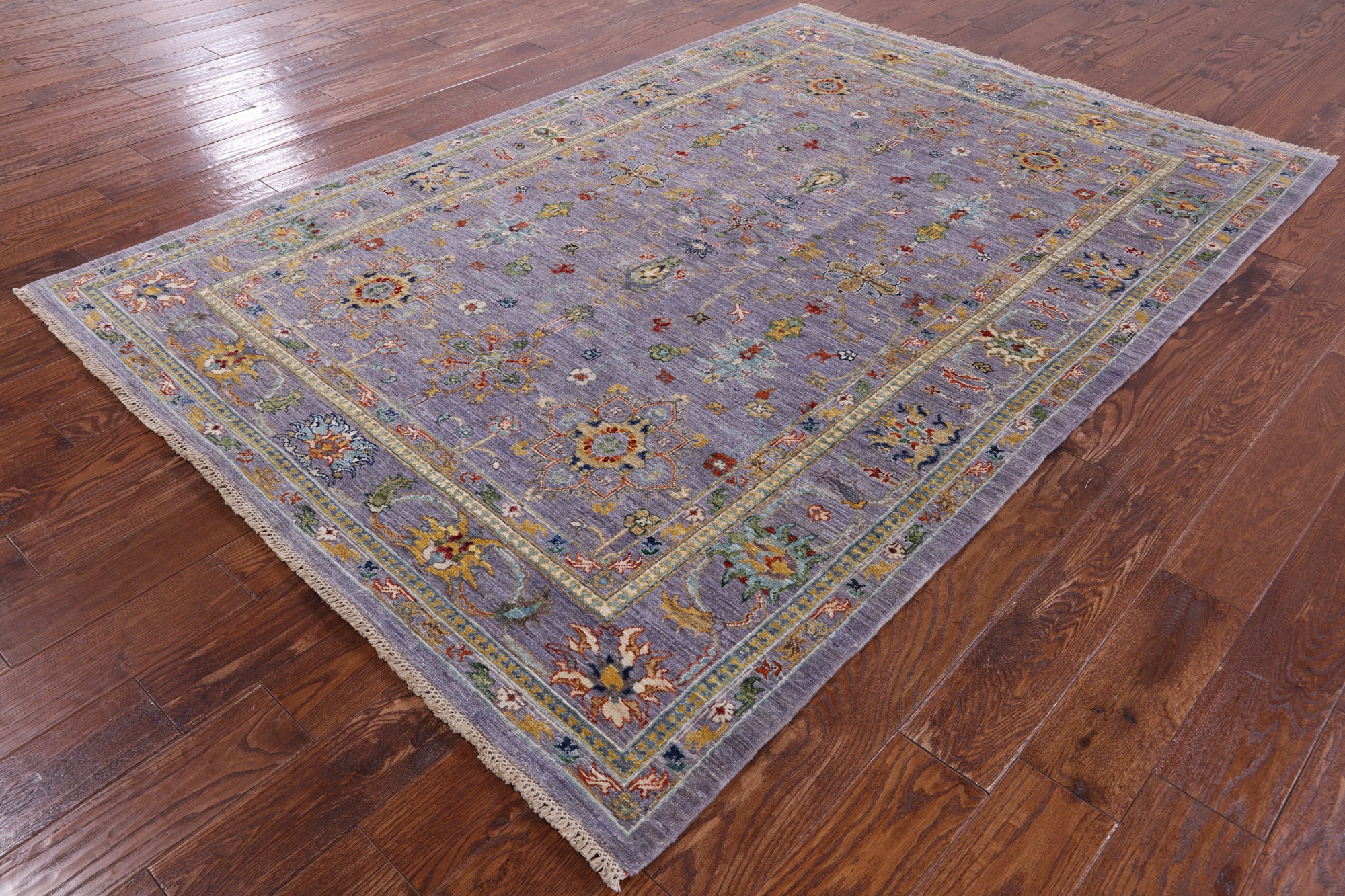 Peshawar Handmade Wool Rug - 5' 6" X 7' 11" - Golden Nile