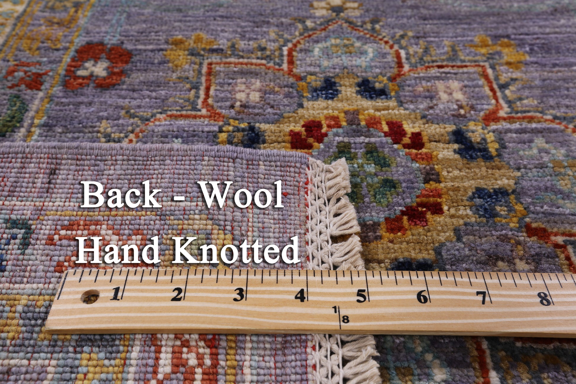 Peshawar Handmade Wool Rug - 5' 6" X 7' 11" - Golden Nile