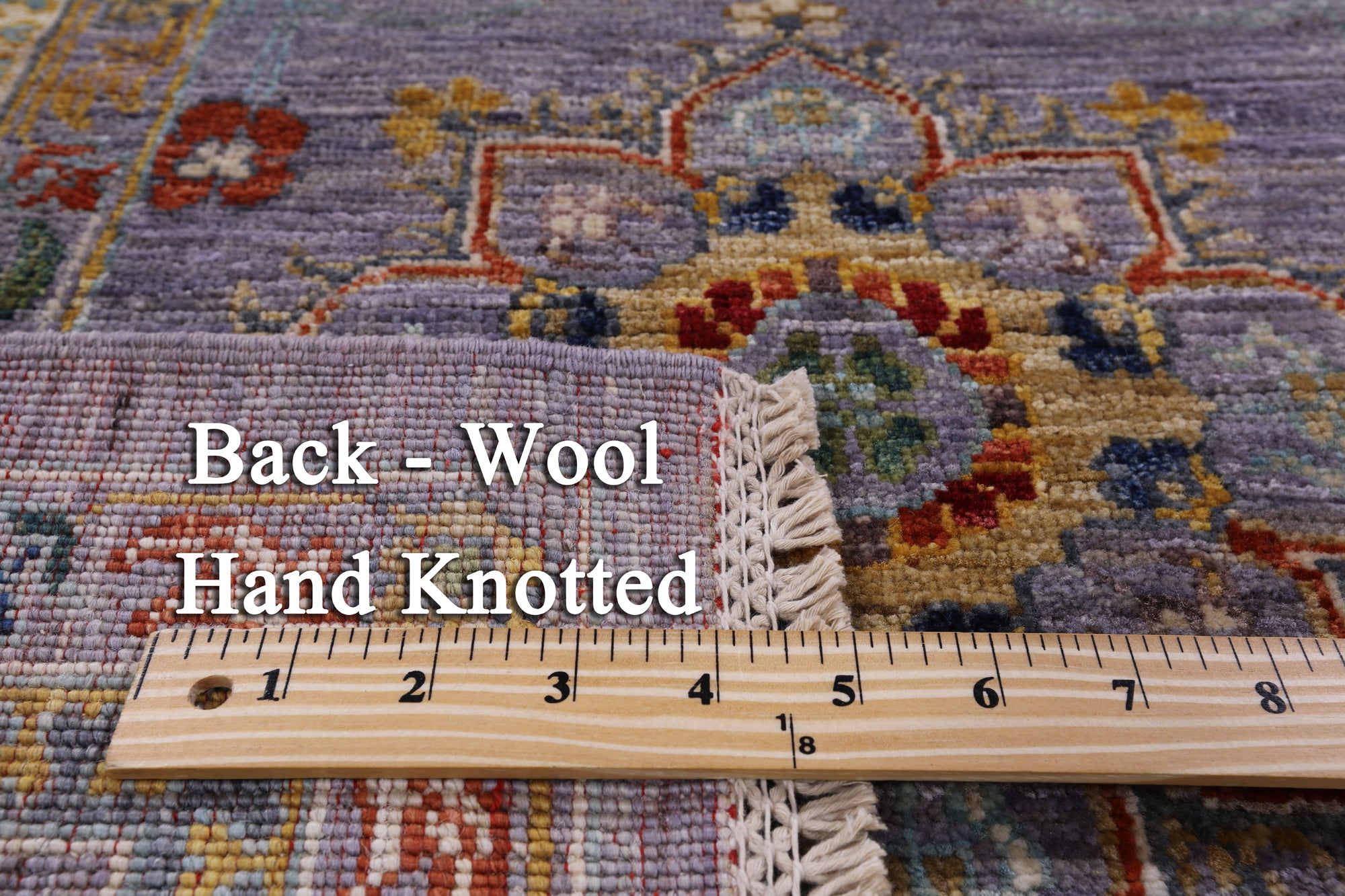 Peshawar Handmade Wool Rug - 5' 6" X 7' 11" - Golden Nile