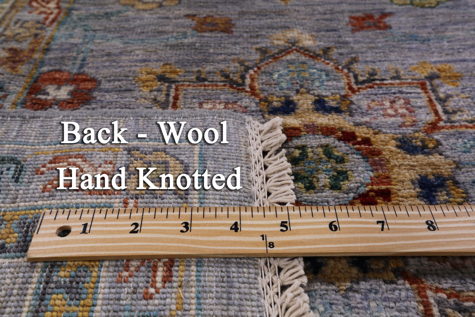 Peshawar Hand Knotted Wool Rug - 5' 9" X 8' 1" - Golden Nile