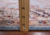 Blue Peshawar Hand Knotted Wool Rug - 5' 6" X 8' 0" - Golden Nile