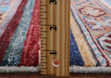 Khorjin Persian Gabbeh Hand Knotted Wool Rug - 5' 0" X 6' 4" - Golden Nile