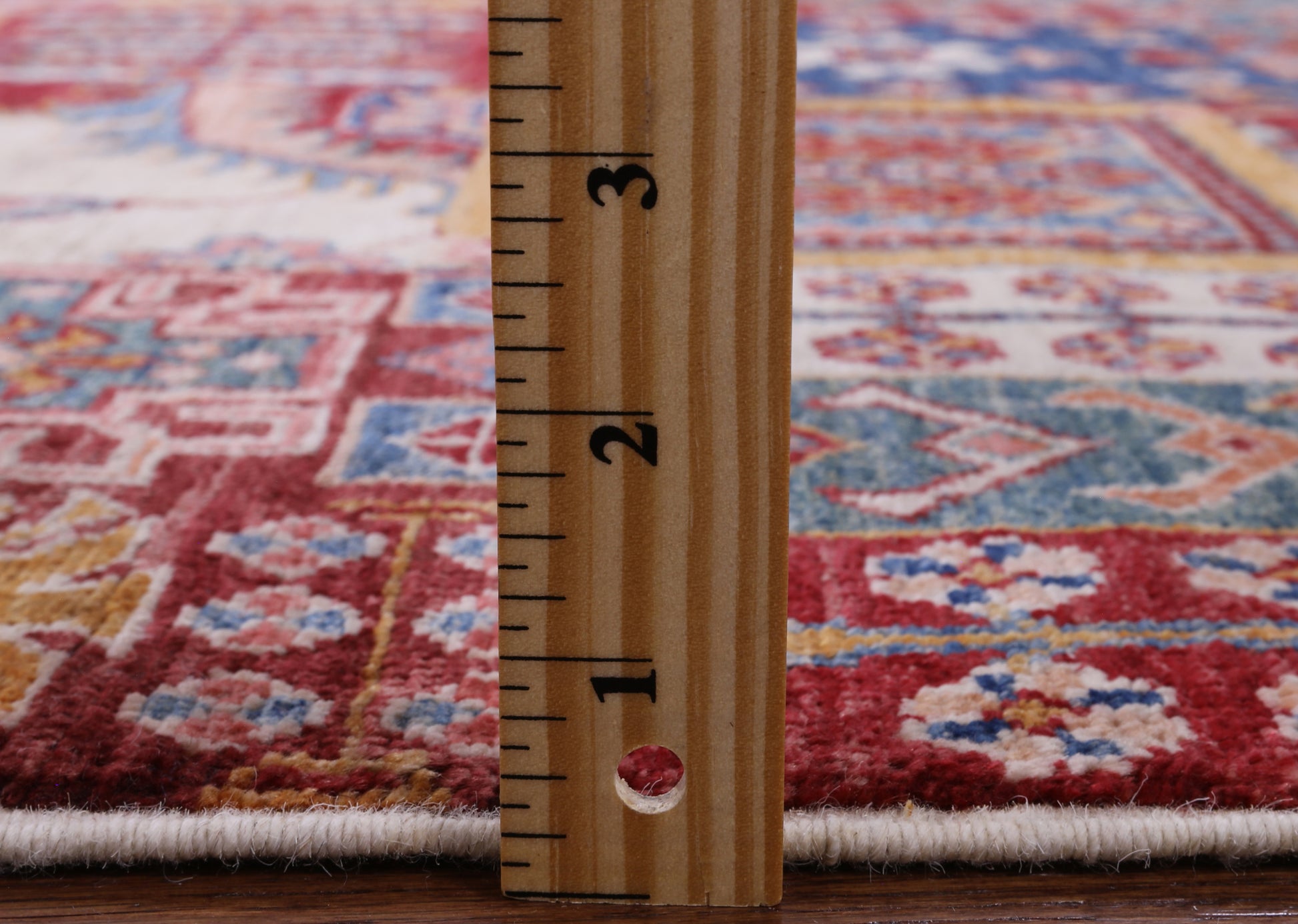 Super Kazak Handmade Wool Rug - 4' 11" X 6' 10" - Golden Nile