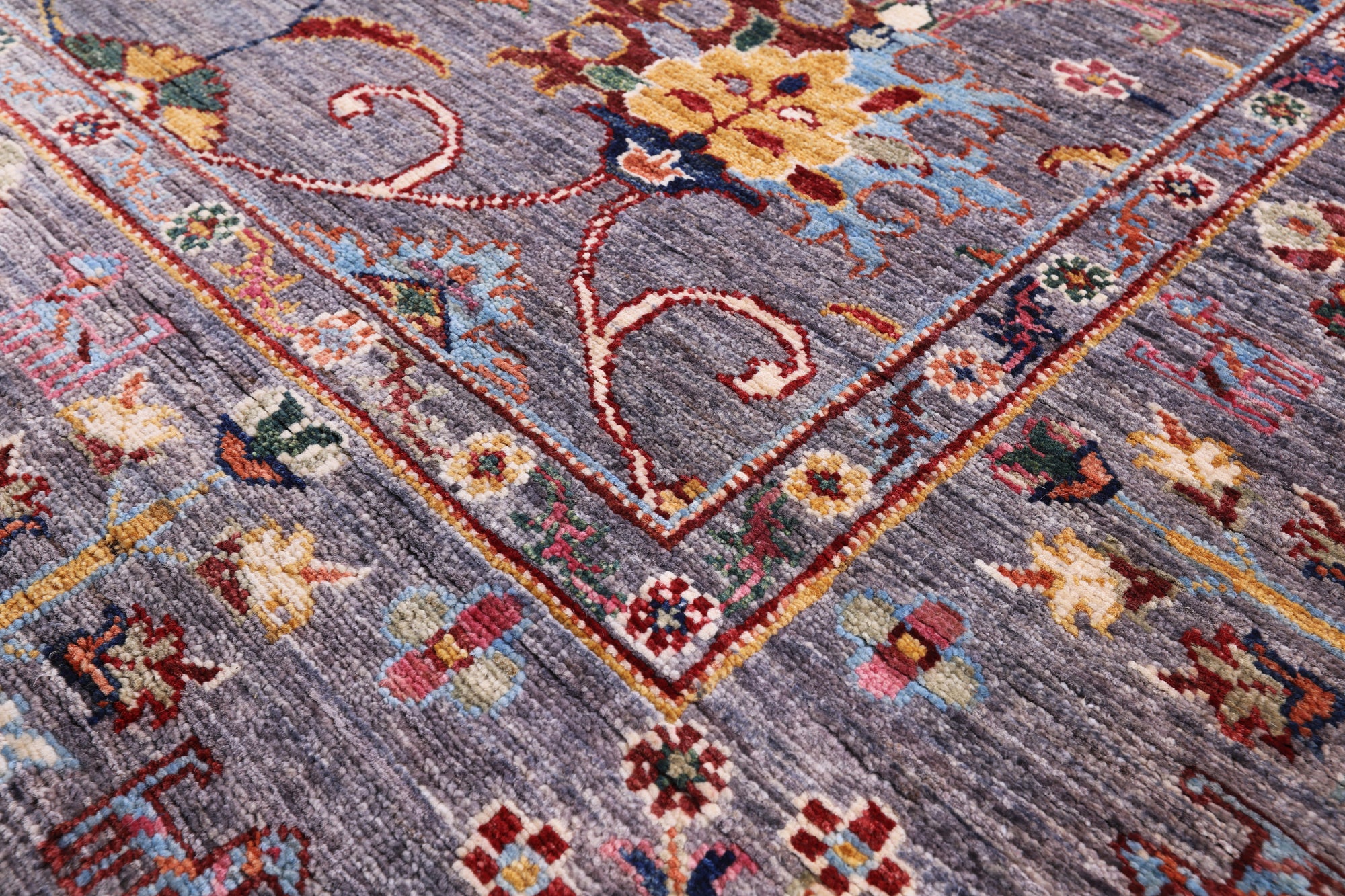 Peshawar Handmade Wool Rug - 5' 1" X 6' 8" - Golden Nile