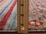 Khorjin Persian Gabbeh Hand Knotted Wool Rug - 4' 11" X 6' 5" - Golden Nile