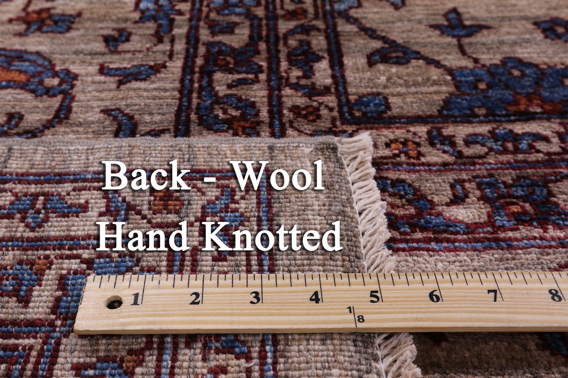 Peshawar Hand Knotted Wool Rug - 8' 10" X 12' 4" - Golden Nile
